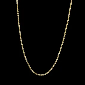 14K Yellow Gold Estate Rope Chain