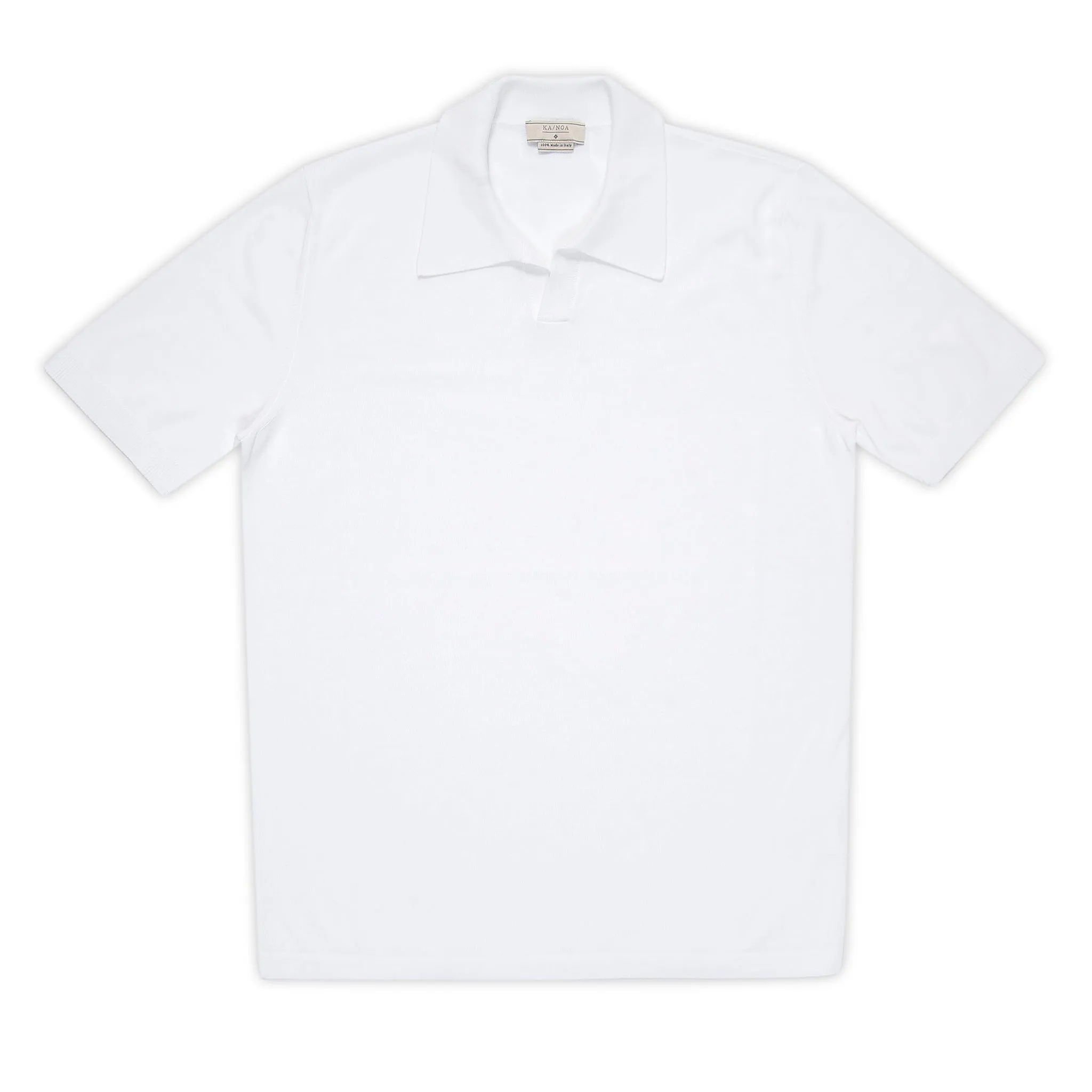 Borromé short-sleeved knitted t-shirt in Egyptian Cotton