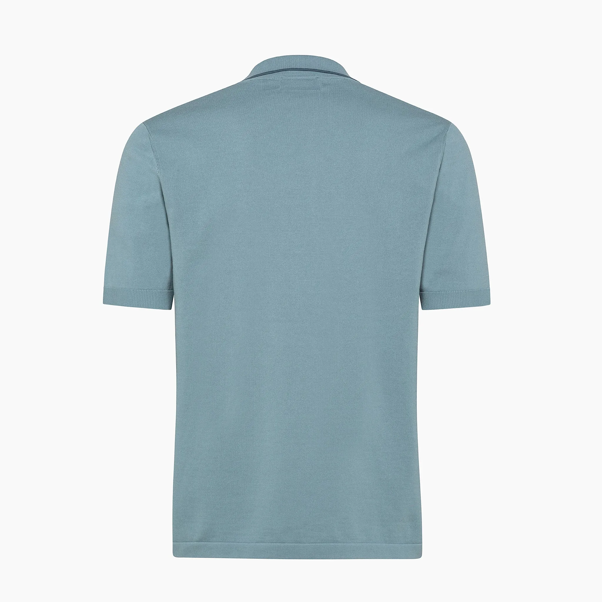 Borromé short-sleeved knitted t-shirt in Egyptian Cotton