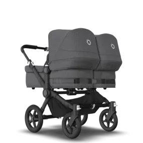 Bugaboo Donkey 5 Twin - Black / Grey Melange