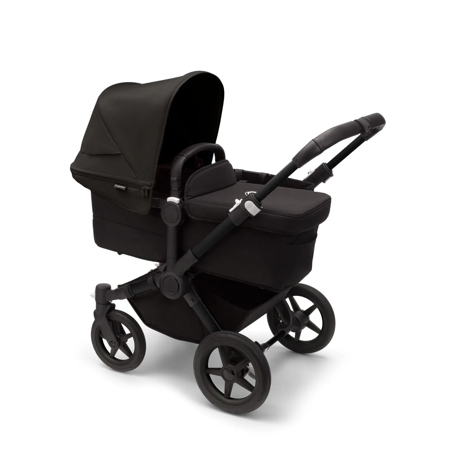 Bugaboo Donkey 5 Twin with Cloud T and Base T - Black/Midnight Black