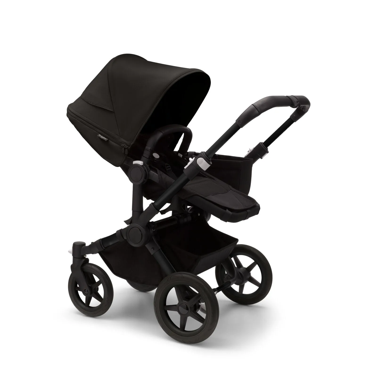 Bugaboo Donkey 5 Twin with Cloud T and Base T - Black/Midnight Black