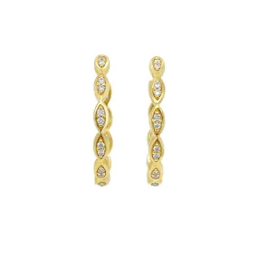 Clara by Martin Binder Diamond Hoop Earrings (0.36 ct. tw.)