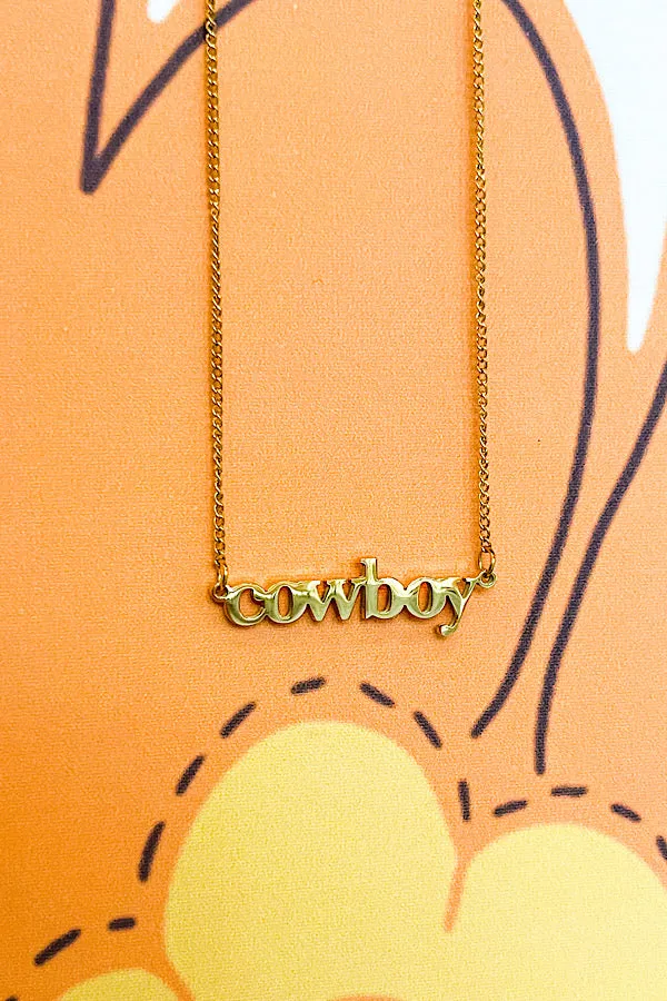 Cowboy Gold Necklace