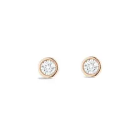 Dana Rebecca Designs - Lulu Jack - Single Bezel Diamond Stud, Yellow Gold