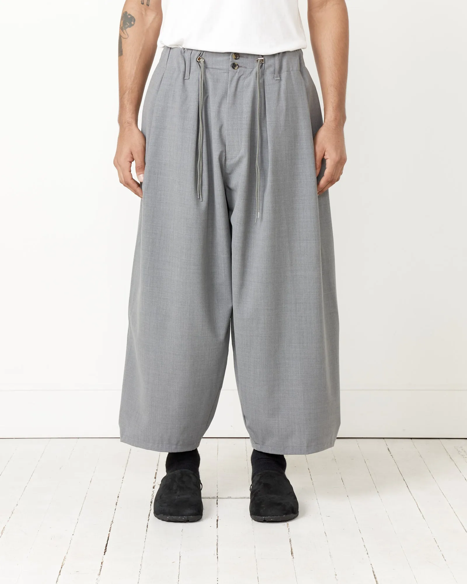 Essential Circular Pants in Grey