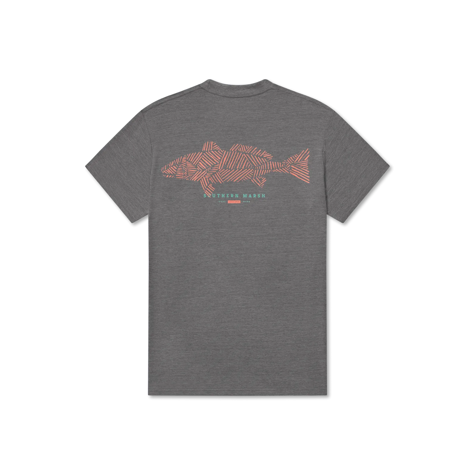 FieldTec™ Heathered Performance Tee - Redfish