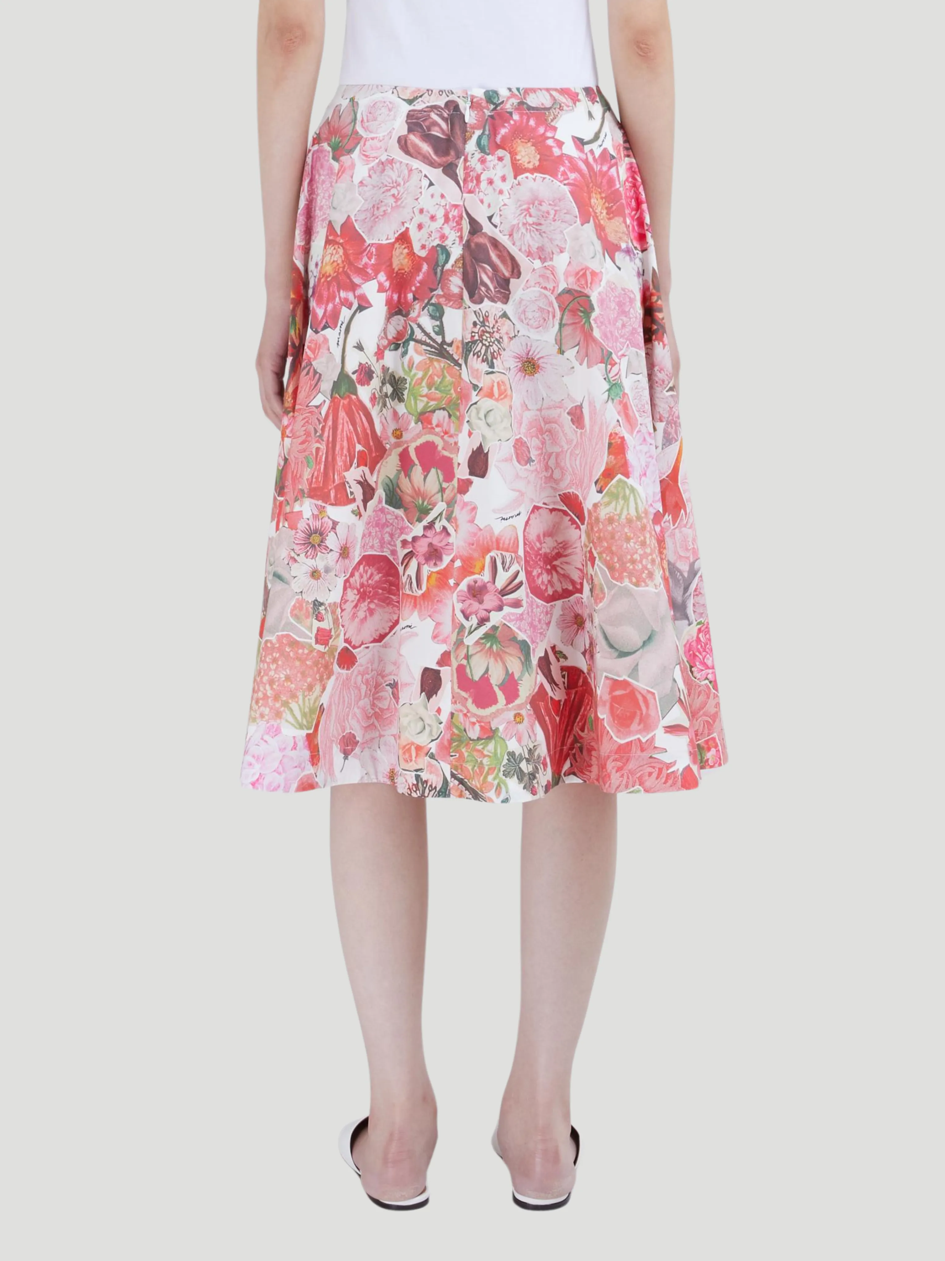 Floral Printed Midi Skirt