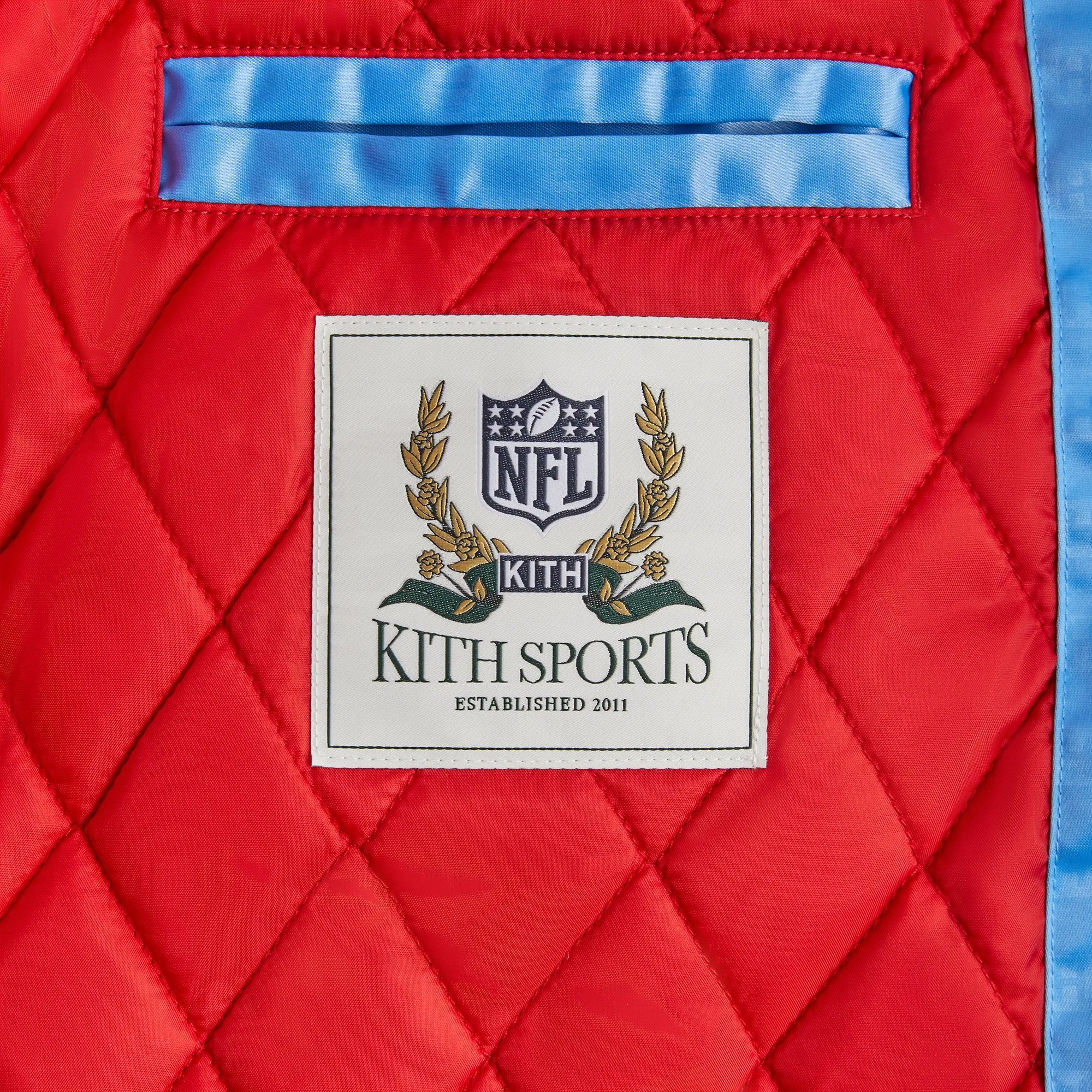 Kith for the NFL: Titans Satin Bomber Jacket - Ato