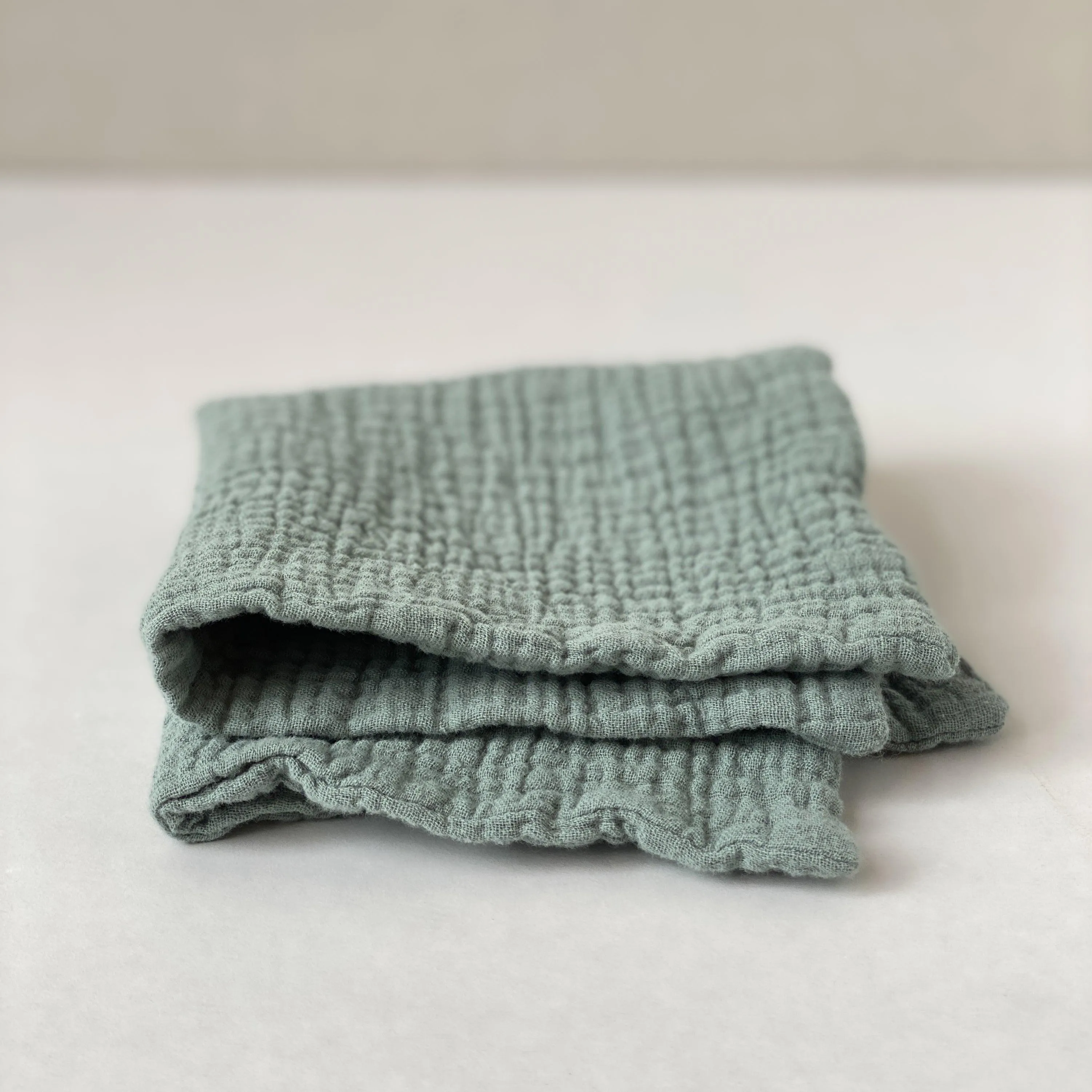 Large Cotton Muslin Washcloth - Many Colors Available