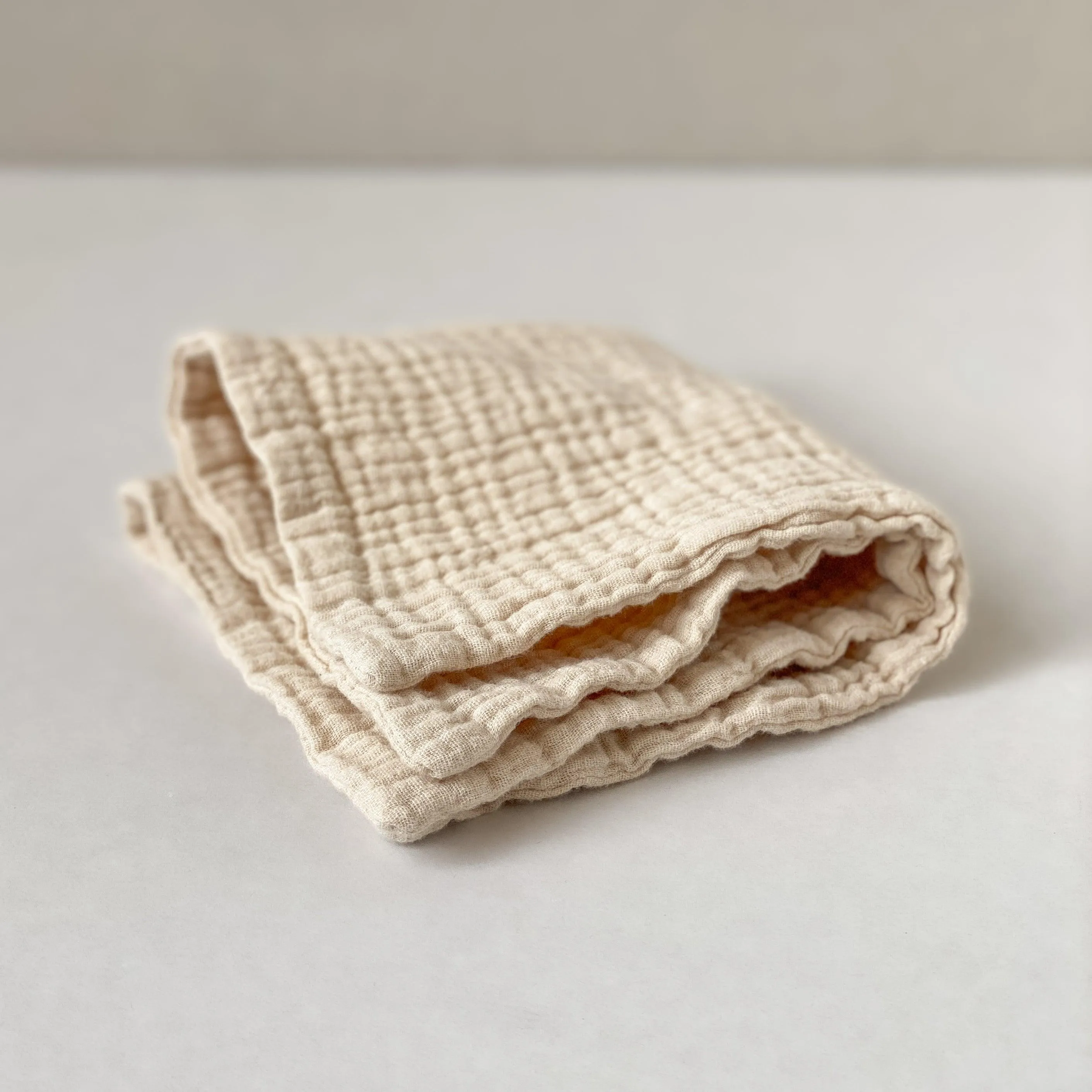 Large Cotton Muslin Washcloth - Many Colors Available