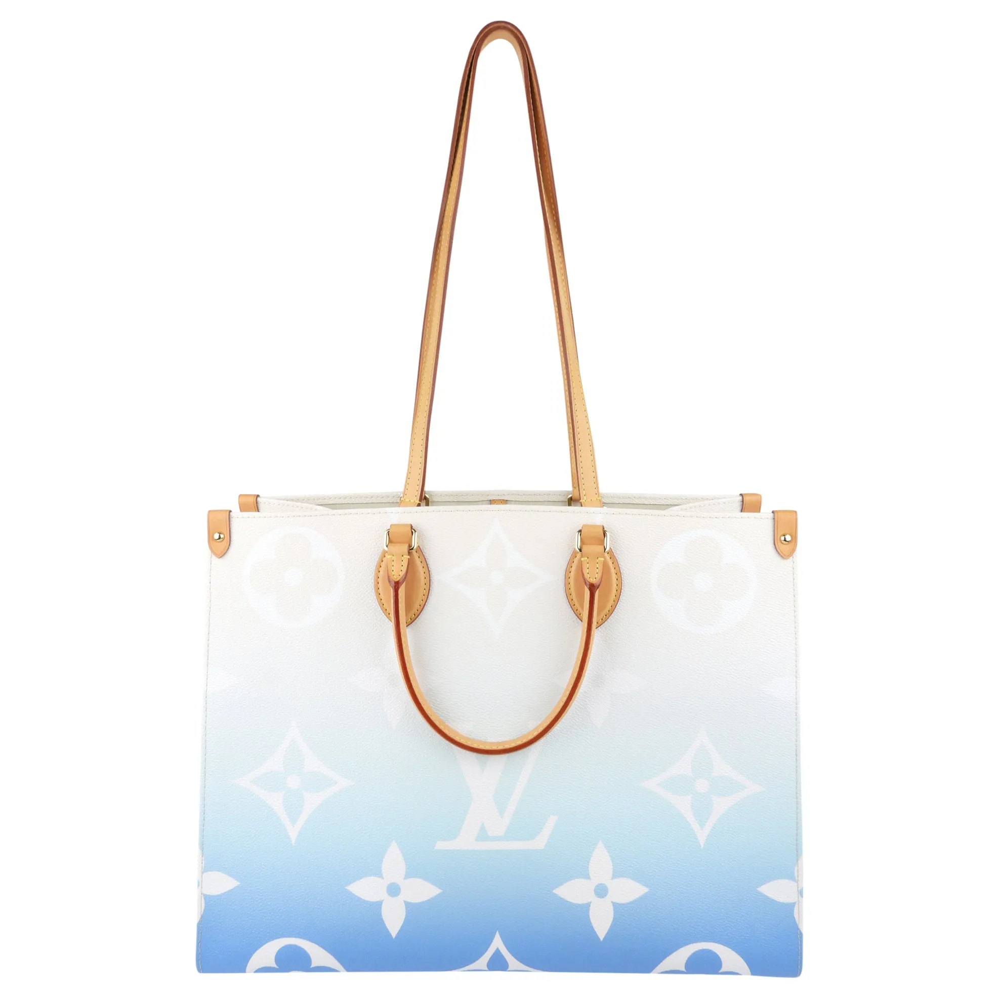 Louis Vuitton Blue Giant Monogram OnTheRun By The Pool GM Two Way Tote Bag