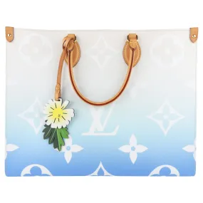 Louis Vuitton Blue Giant Monogram OnTheRun By The Pool GM Two Way Tote Bag