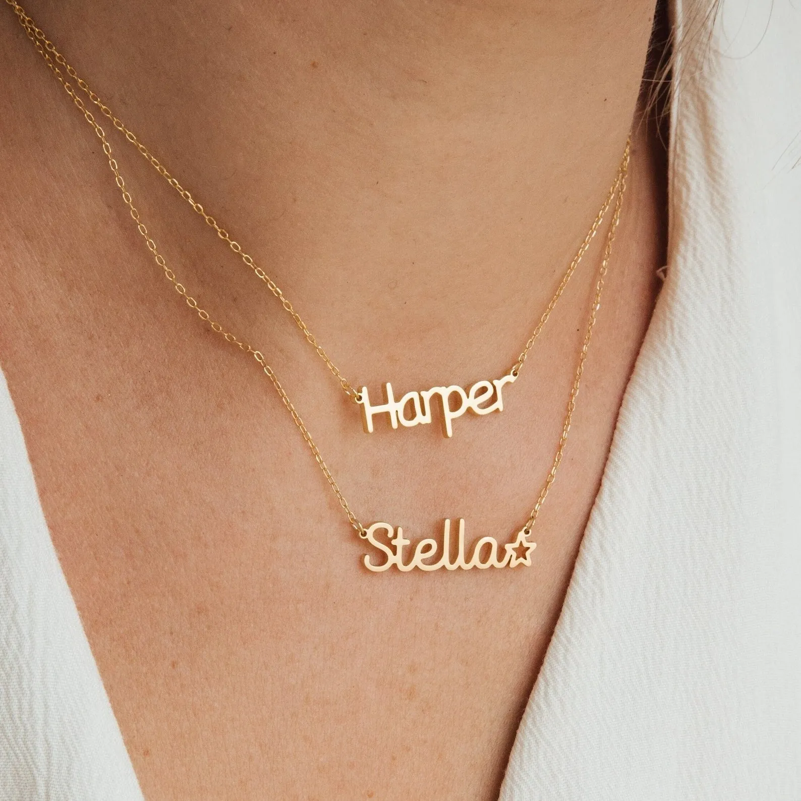 Maine Kid's Name Necklace