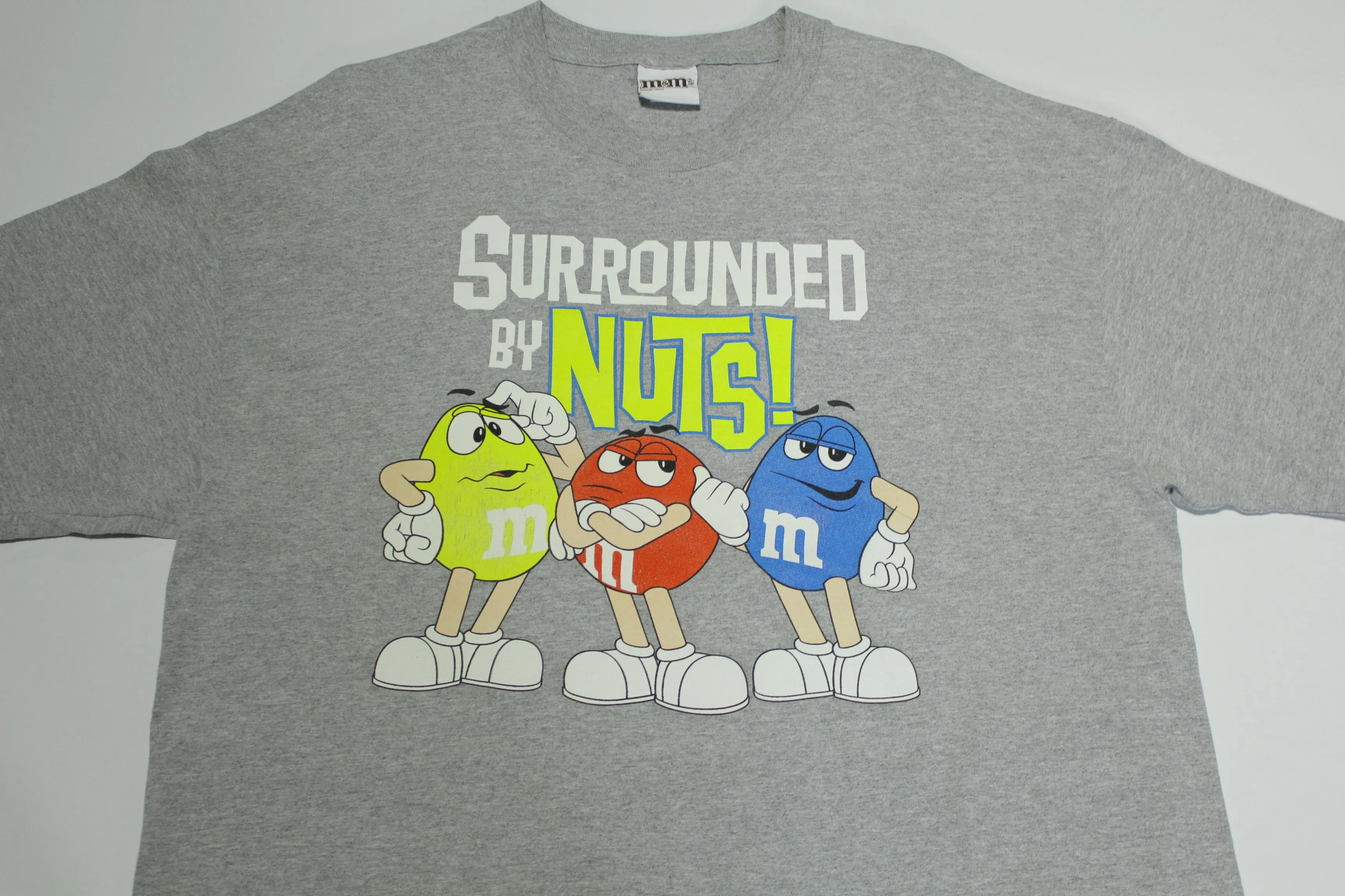 M&M Surrounded By Nuts 2000s Official Candy Snack T-Shirt