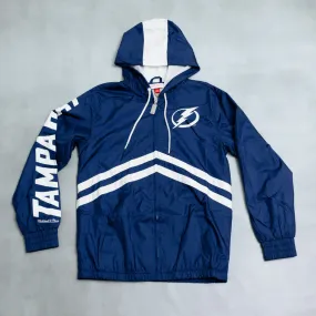 Mitchell & Ness NHL Tampa Bay Lightning Full Zip Undeniable Windbreaker