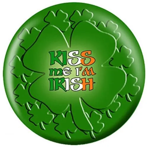 OnTheBallBowling Kiss Me I'm Irish Bowling Ball