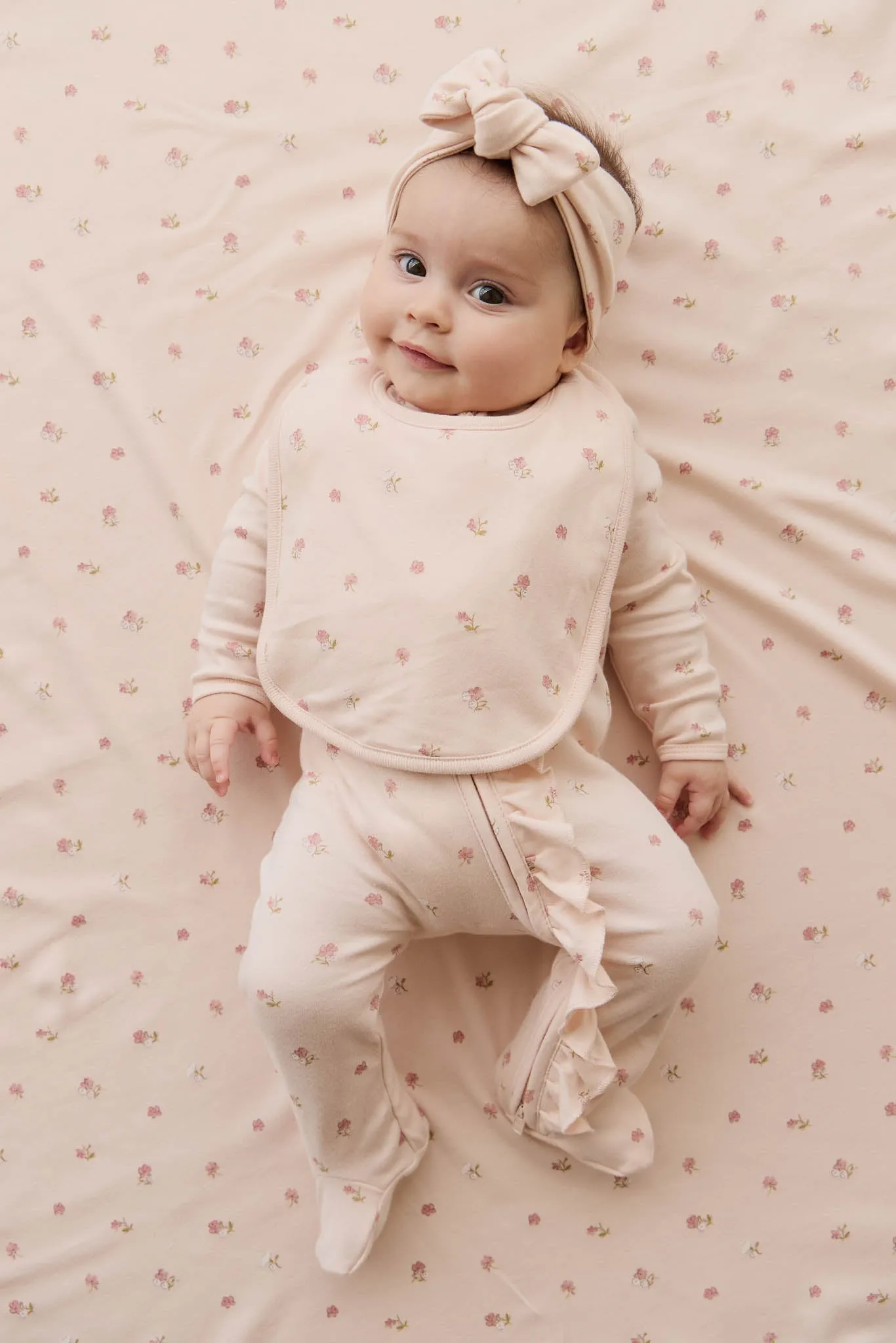 Organic Cotton Bib - Meredith Morganite