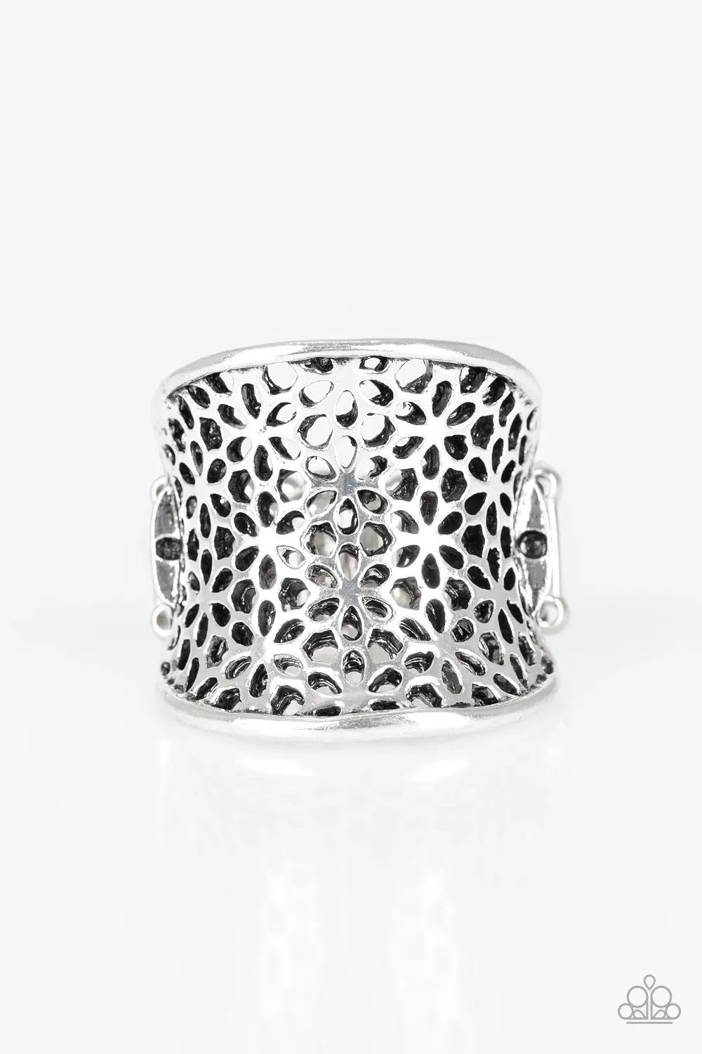 Paparazzi Accessories  - Garden Safari #RS1/H5 - Silver Ring