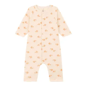 Petit Bateau Cotton Romper Jumpsuit - Dog Print