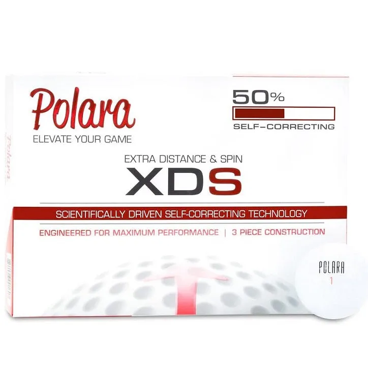 Polara XDS - Extra Distance & Spin - 50% Self Correcting Golf Balls