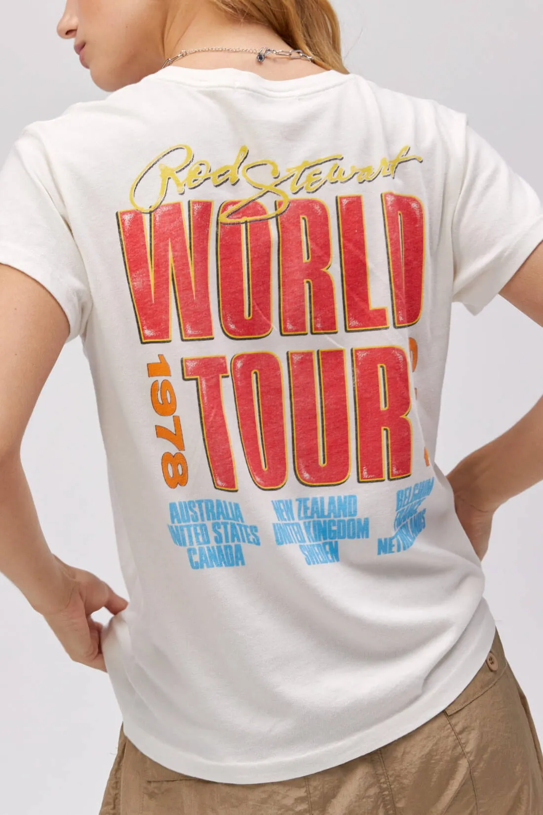 Rod Stewart Rainbow Tour Tee