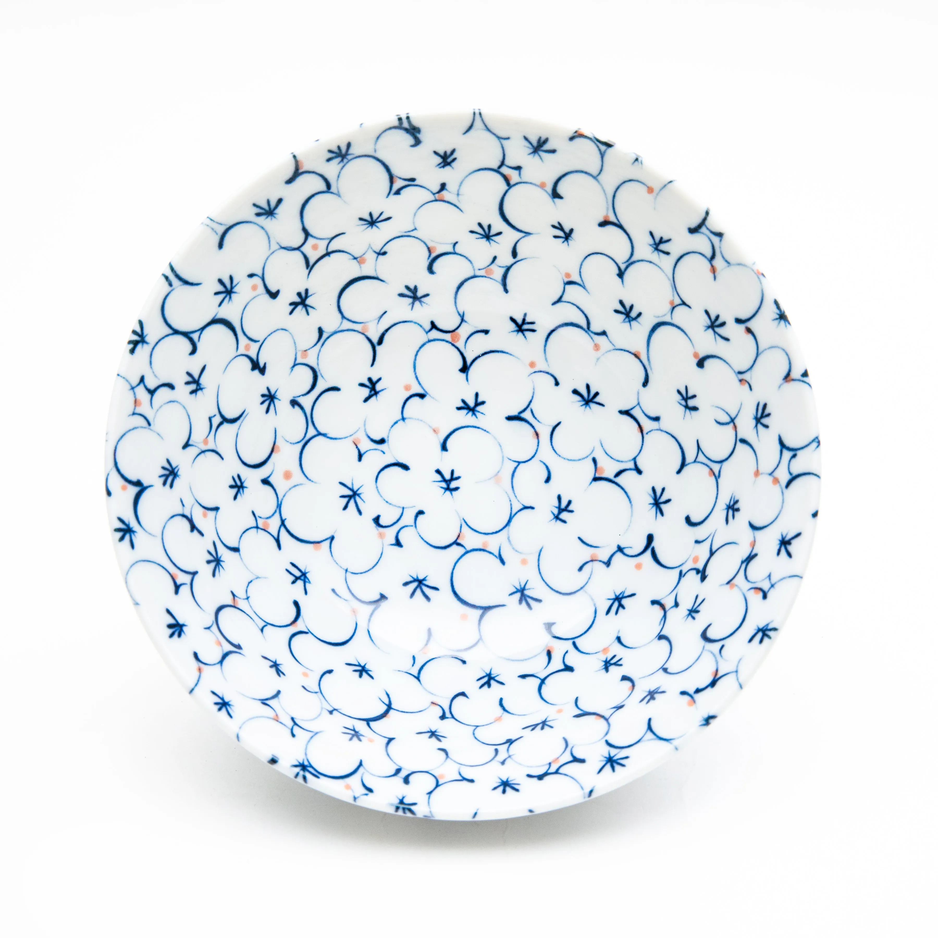 Scattered Flowers Porcelain Bowl