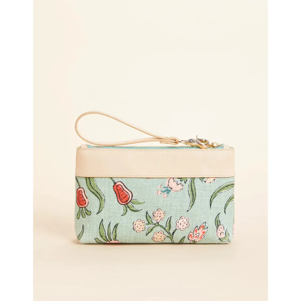 Spartina Tassel Wristlet- Hamilton Floral Block