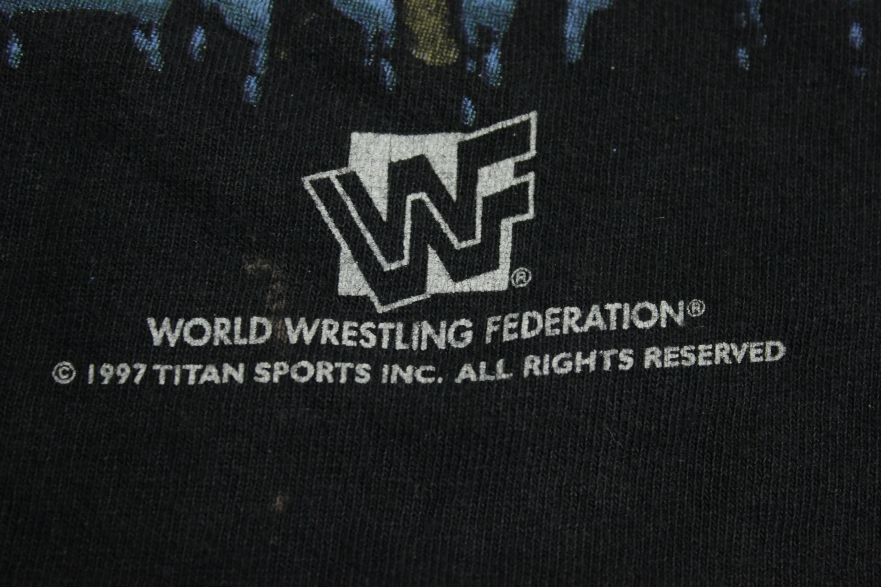 Undertaker WWF 1997 Titan Sports Vintage 90's Hyland Wrestling T-Shirt