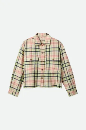 VESTE WOMEN BRIXTON BOWERY LS FLANNEL DOVE