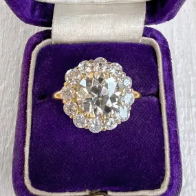 Vintage Engagement Ring, Old European 2.20ct.