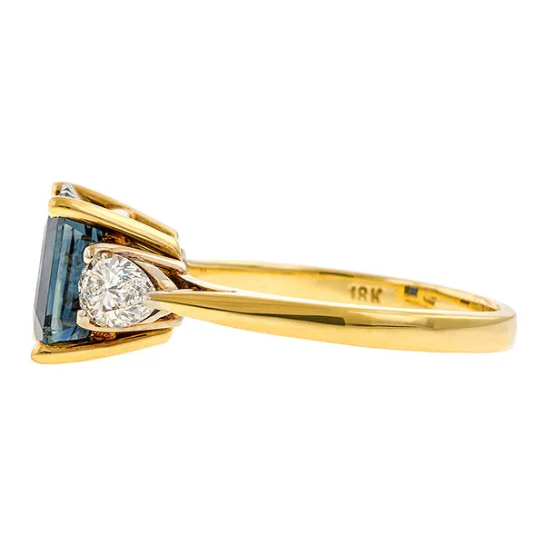 Vintage Tiffany & Co Sapphire & Diamond Ring